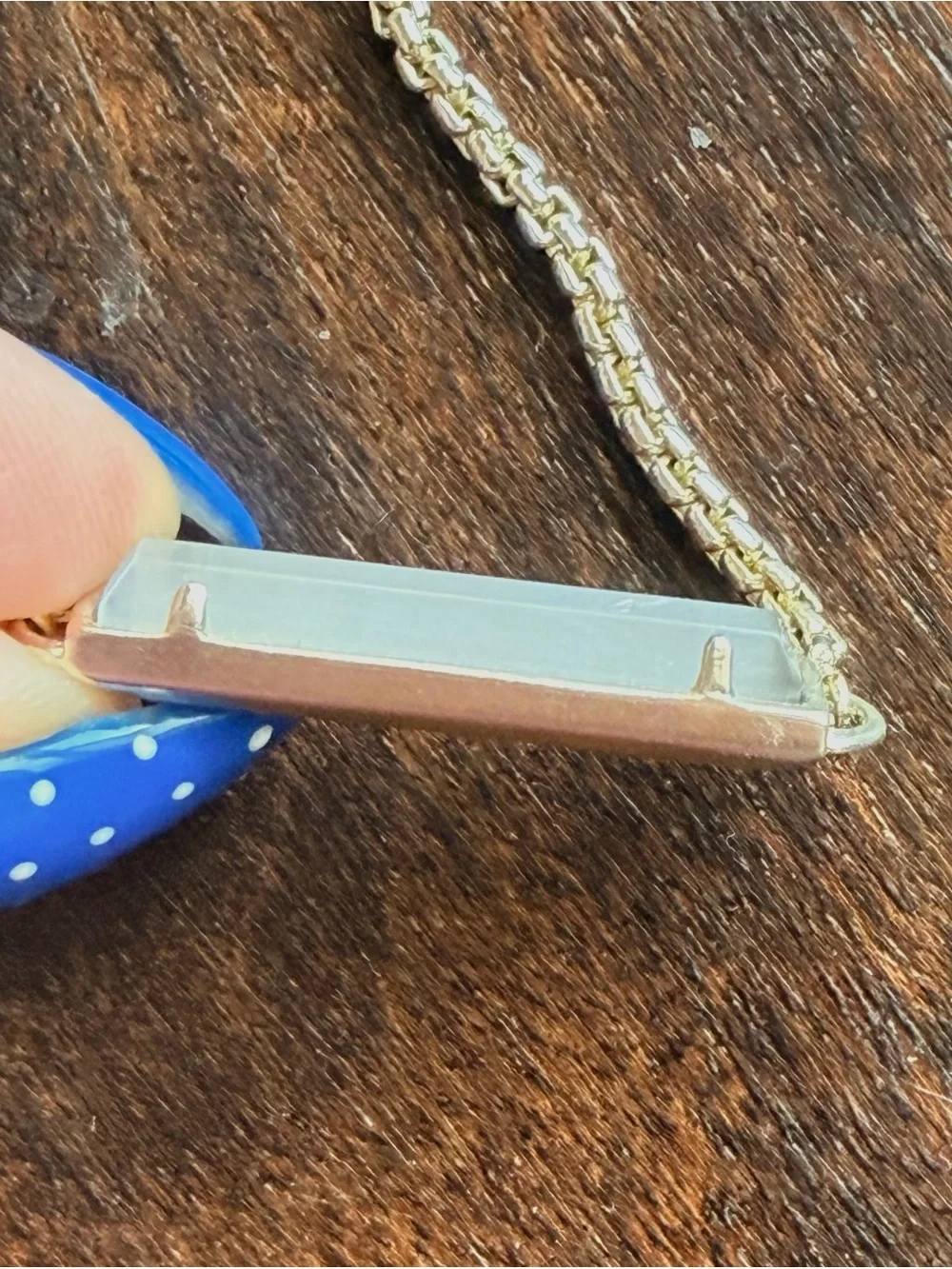 Kate Spade Minimal Bar Slide Bracelet in Gold